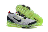 Nike Air Vapormax Flyknit 3 "Neon" Grey Black White Shoes Sneakers Men !!! CYBER MONDAY SALE !!!