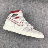 Nike Air Jordan 1 High Retro OG White Red Shoes Basketball Men !!! CYBER MONDAY SALE !!!