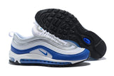 Nike Air Max 97 White Royal Silver Blue Shoes !!! CYBER MONDAY SALE !!!