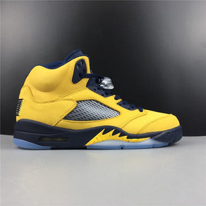 Nike Air Jordan 5 Retro 'Michigan' Men Shoes !!! CYBER MONDAY SALE !!!