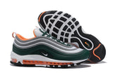 Nike Air Max 97 Green Grey Orange Shoes !!! CYBER MONDAY SALE !!!