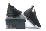 Nike Lebron XVI 16 EP Black Gold Men Shoes !!! CYBER MONDAY SALE !!!