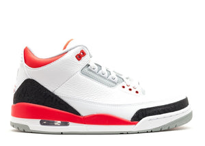 Nike Air Jordan 3 Retro 2013 Release White Silver Black Red Men Shoes !!! CYBER MONDAY SALE !!!