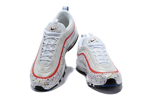 Nike Air Max 97 White Red  Shoes !!! CYBER MONDAY SALE !!!