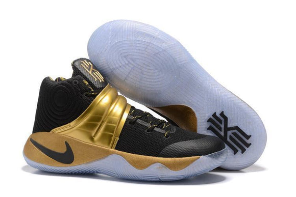 Nike Kyrie 2 Black Gold Men Basketball Shoes !!! CYBER MONDAY SALE !!!