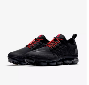 Nike Air Vapormax Run Utility Black Red Shoes Sneakers Men !!! CYBER MONDAY SALE !!!