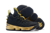 Nike Lebron XV 15 Black Gold Men Shoes !!! CYBER MONDAY SALE !!!
