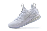 Nike Lebron XV 15 Low EP All White Men Shoes !!! CYBER MONDAY SALE !!!