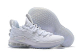 Nike Lebron XV 15 Low EP All White Men Shoes !!! CYBER MONDAY SALE !!!