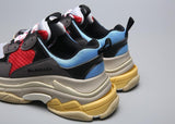 Balenciaga Triple S Trainer 'Blue Red' 2018 Shoes Sneaker !!! CYBER MONDAY SALE !!!