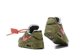 OFF-WHITE x Nike Air Max 90 'Olive' Shoes Sneaker !!! CYBER MONDAY SALE !!!