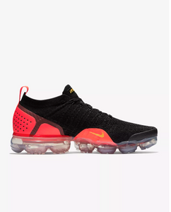 Nike Air Vapormax Flyknit 2 "Laser Orange" Black Shoes Sneakers Men !!! CYBER MONDAY SALE !!!