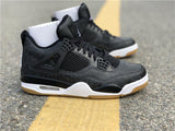 Nike Air Jordan 4 SE Retro Black White Light Gum Brown White Black  Men Shoes !!! CYBER MONDAY SALE !!!