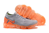 Nike Air Vapormax Flyknit 2 Grey Orange Shoes Sneakers Men !!! CYBER MONDAY SALE !!!