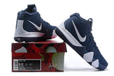 Nike Kyrie 4 Navy White Men Basketball Shoes !!! CYBER MONDAY SALE !!!