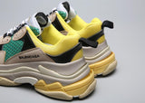 Balenciaga Triple S Trainer 2.0 'Green Yellow'  Shoes Sneaker !!! CYBER MONDAY SALE !!!