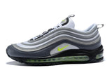 Nike Air Max 97 Carbon Grey Fludredsent Green Shoes !!! CYBER MONDAY SALE !!!