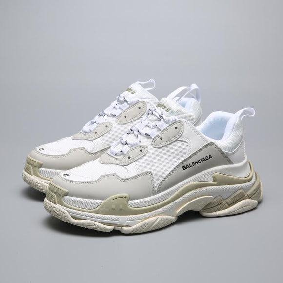 Balenciaga Triple S Trainer 'White Tan' Shoes Sneaker !!! CYBER MONDAY SALE !!!