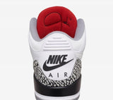 Nike Air Jordan 3 Retro Katrina White Cement Back Red Men Shoes !!! CYBER MONDAY SALE !!!