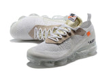 OFF WHITE x Nike Air Vapormax Part 2 White  Shoes Sneakers Men !!! CYBER MONDAY SALE !!!