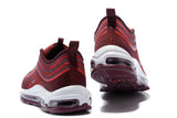 Nike Air Max 97 Ultra 17 Noble Red Wine Red White Men Shoes !!! CYBER MONDAY SALE !!!