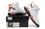 Nike Air Jordan 7 White Black Shoes Basketball Men !!! CYBER MONDAY SALE !!!