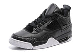 Nike Air Jordan 4 Retro Black White Basketball Men !!! CYBER MONDAY SALE !!!