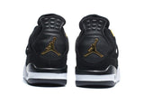 Nike Air Jordan 4 Retro Black White Gold Basketball Men !!! CYBER MONDAY SALE !!!