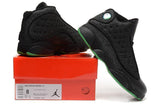 Nike Air Jordan Men 13 Retro Black/Green Men !!! CYBER MONDAY SALE !!!