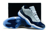 Nike Air Jordan 11 Retro Low Georgetown Grey Navi White  Men Shoes !!! CYBER MONDAY SALE !!!