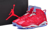 Nike Air Jordan 6 Retro Slam Dunk Red Shoes !!! CYBER MONDAY SALE !!!